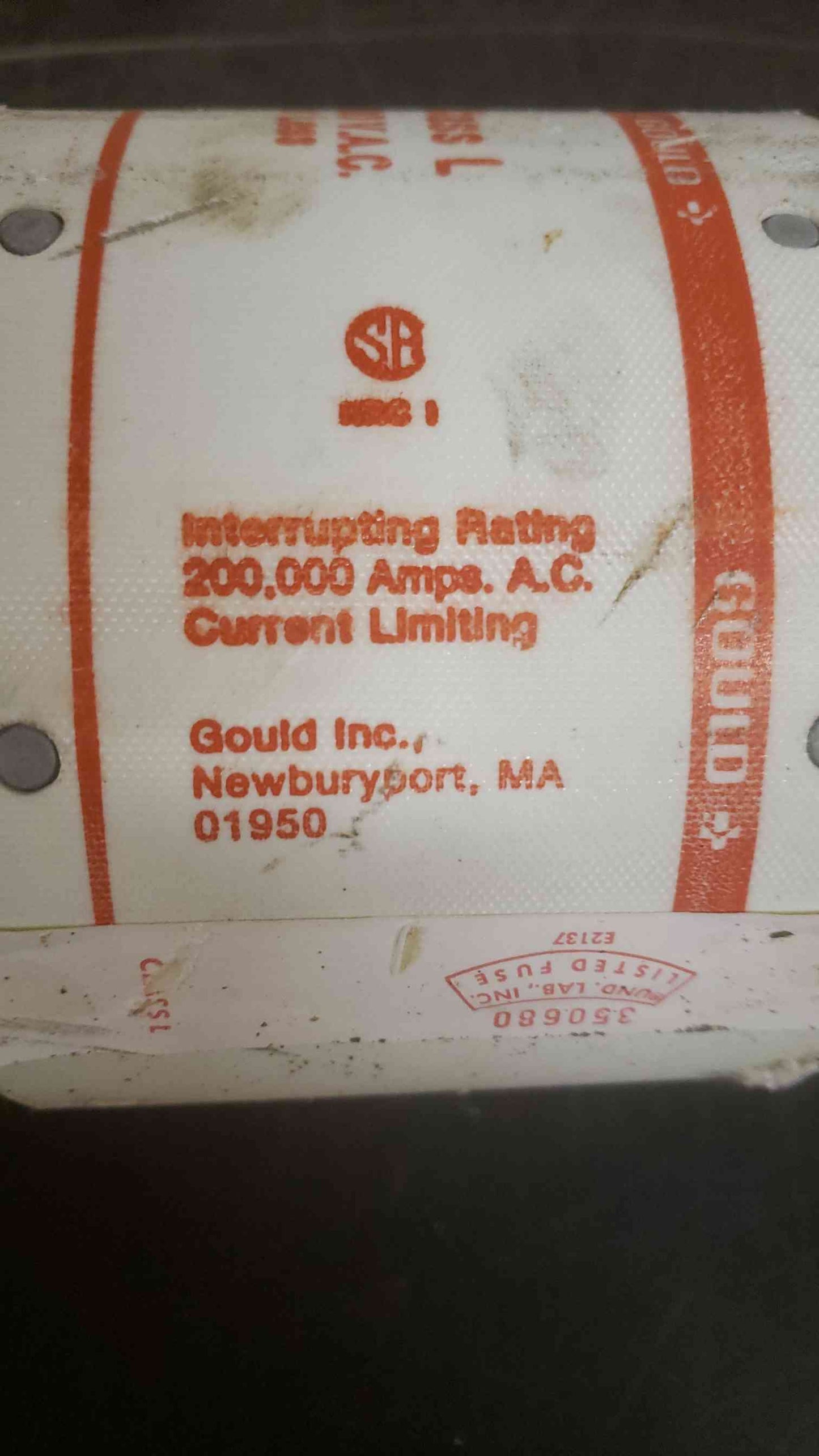 Gould Shawmut A4BY3000 Amp-trap Class L Fuse - 3000A, 600V, 200kA IR
