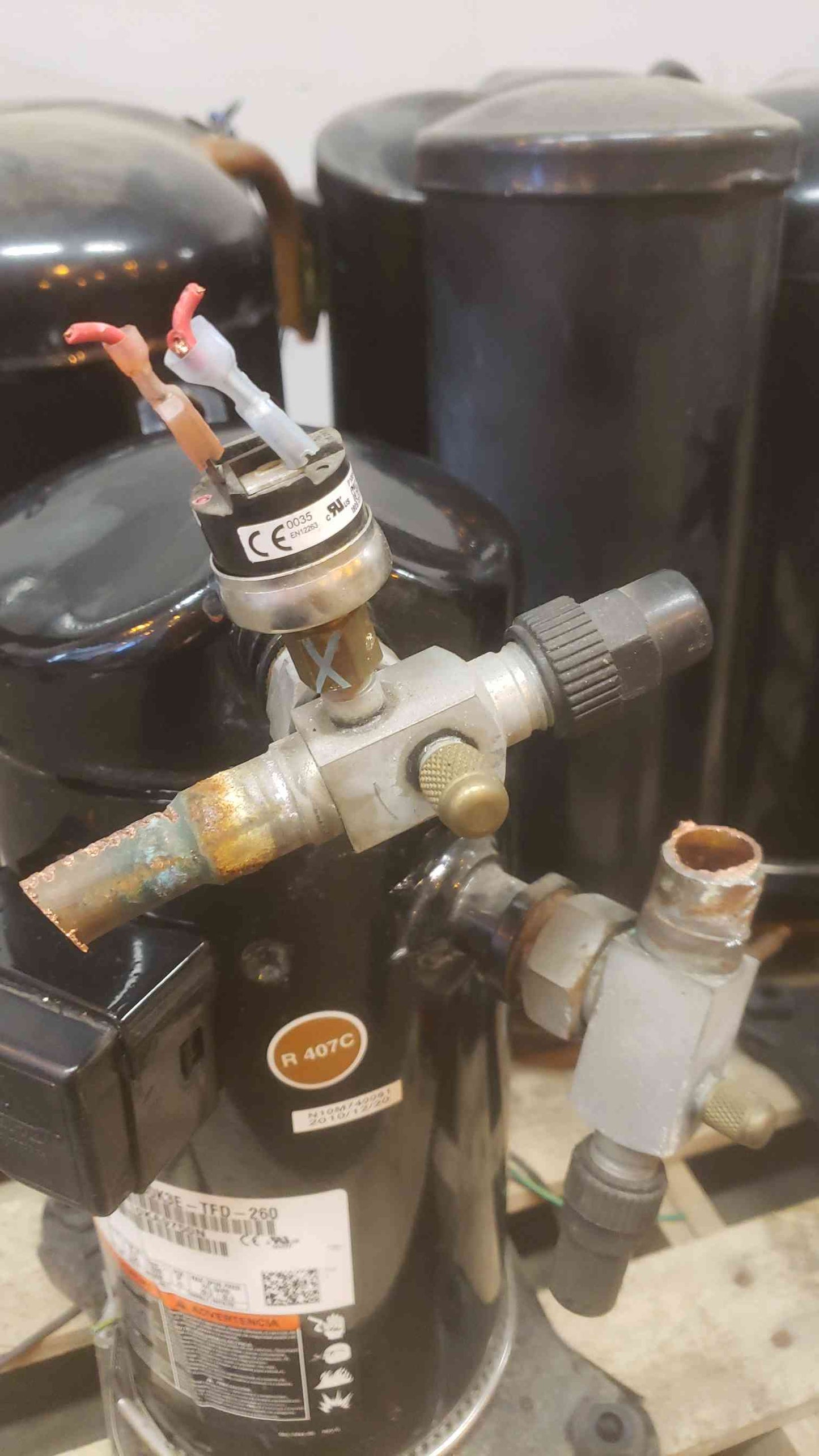 Copeland Scroll 3PH 460 380-420 Air Compressor ZR40K3E-TFD-260 (SKU: 109587)