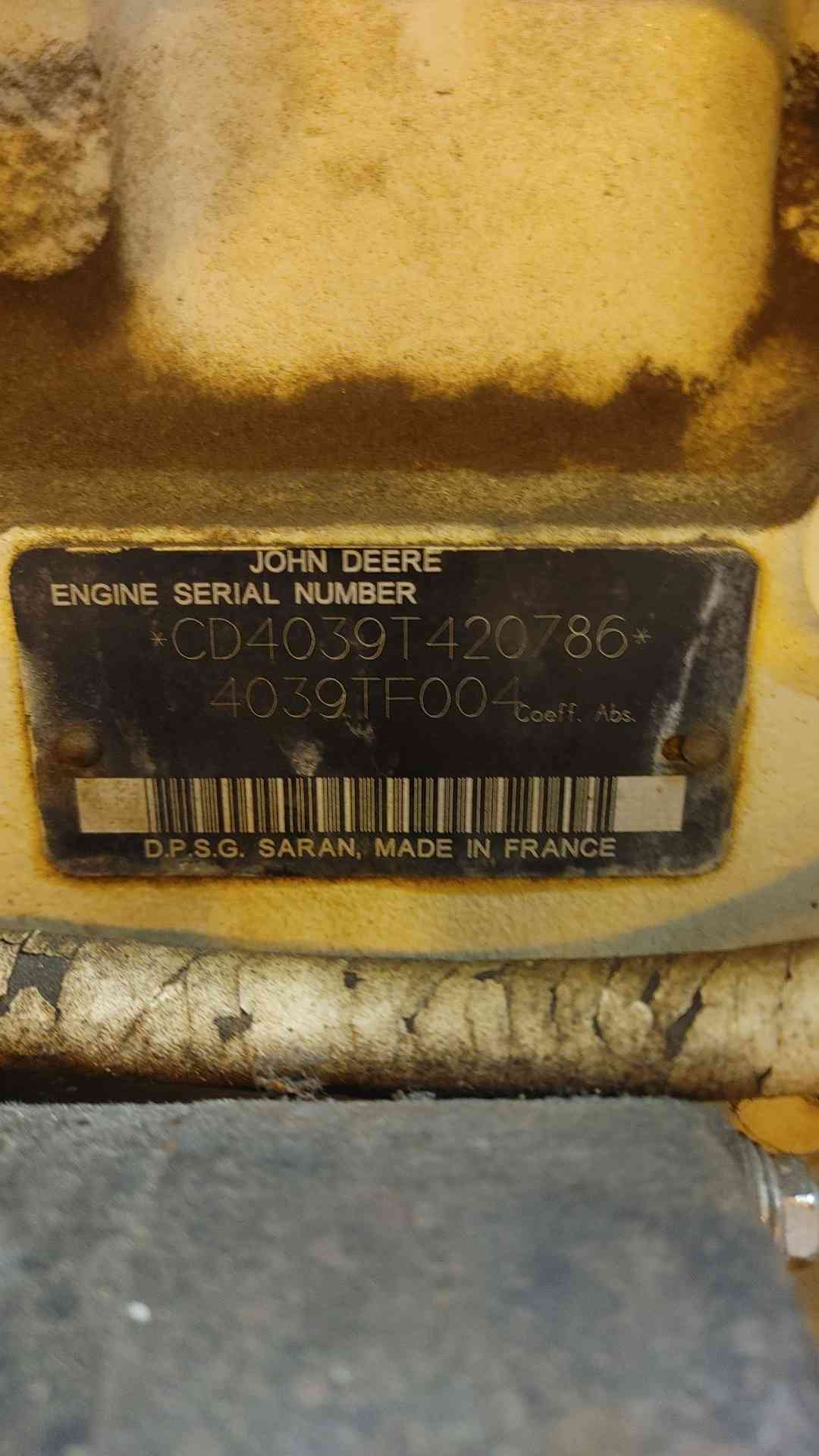 AS-IS 55KW KOHLER John Deere 4039T 50R0ZJ 1&3PH Diesel 811Hrs '01 (109813)