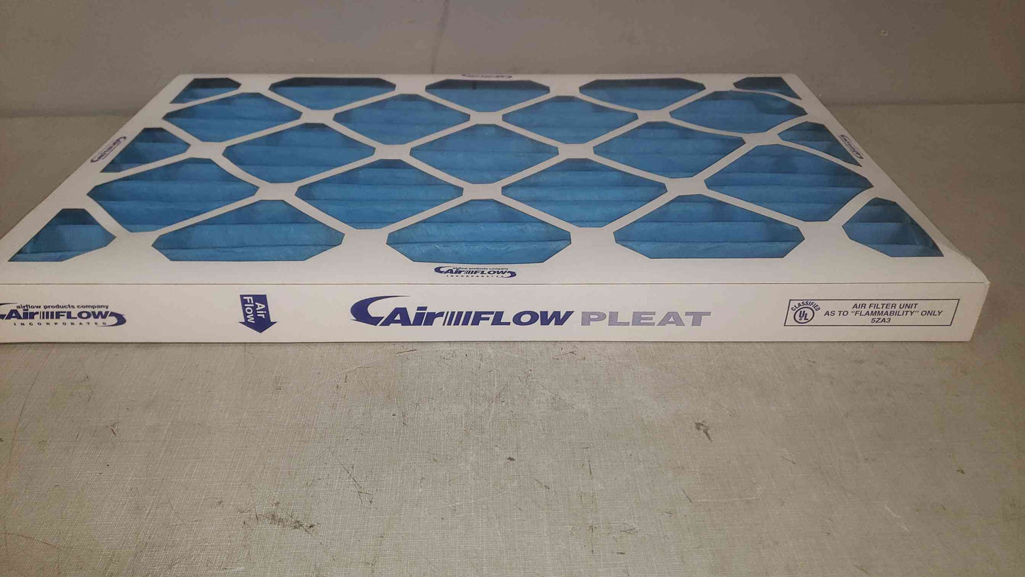 New Box of 12 Airflow Products 16x25x2 Merv 10 Airflow Pleat Filter AFP2000-16252 (SKU: 109846)