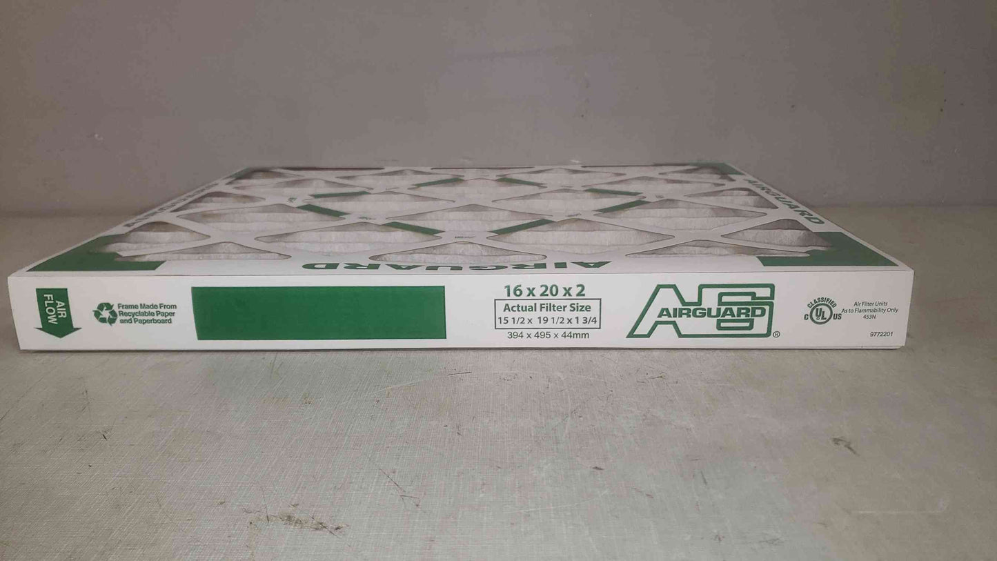 New Box of 12 Airguard 16x20x2 DP Max MX40-STD2-201 0450201 (SKU: 109882)