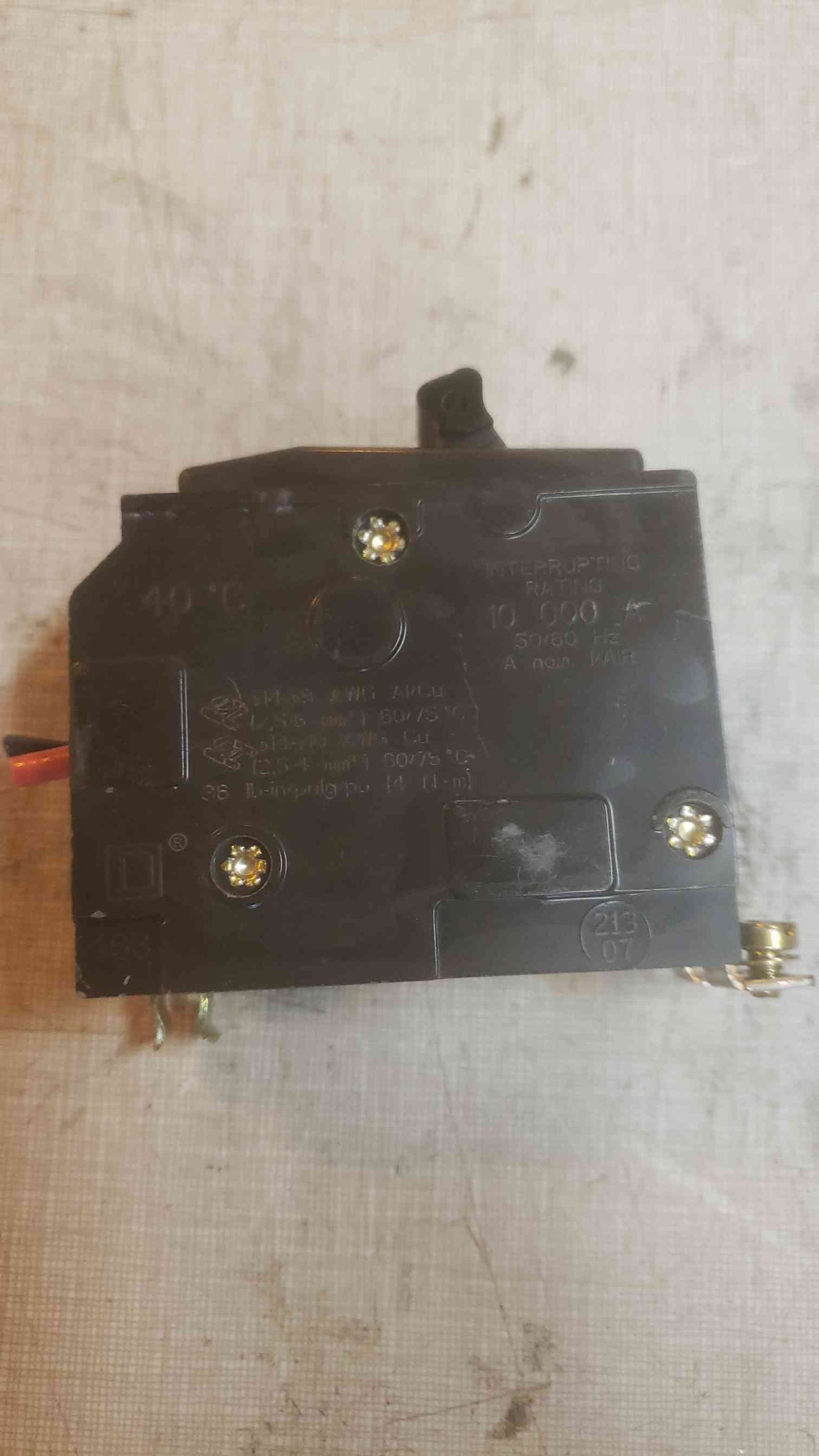 Square D 15A 2 Pole Breaker (SKU: 110128)