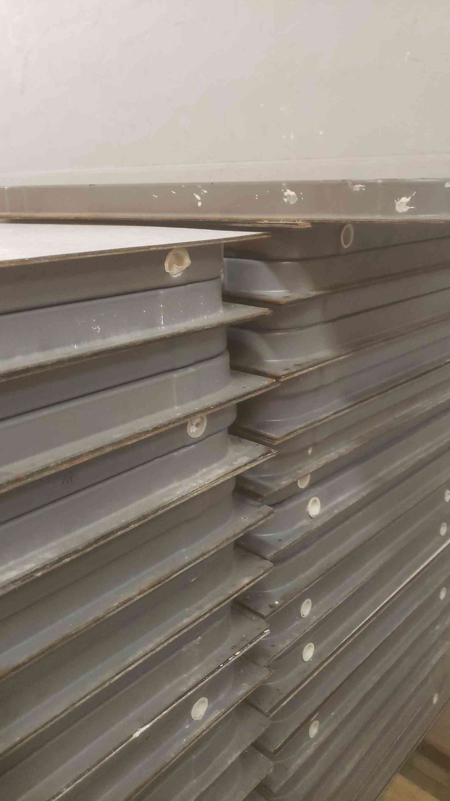 Raised Access Floor Tile 24"×24" Concrete Fill Gray Starlight HPL (SKU: 110377)