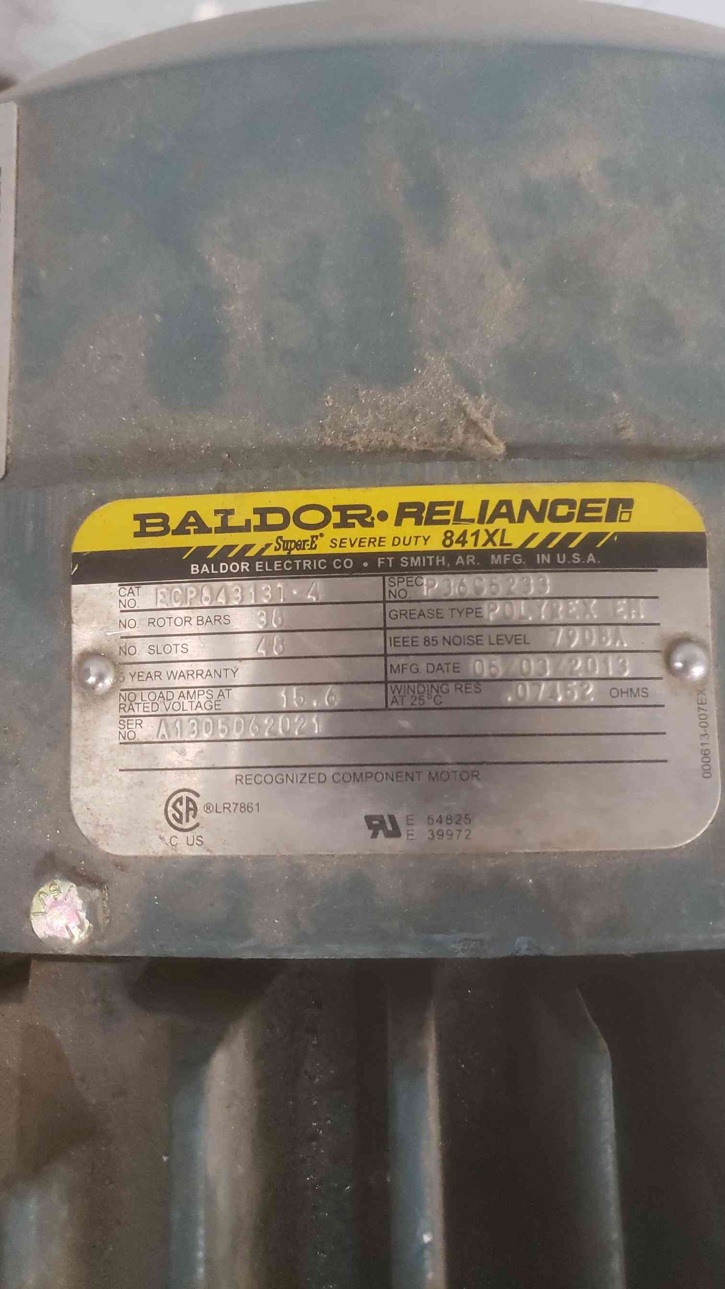 BALDOR-RELIANCE 460V 3PH 75HP 60Hz Water Pump & Motor Package w/ Guages (SKU: 110570)