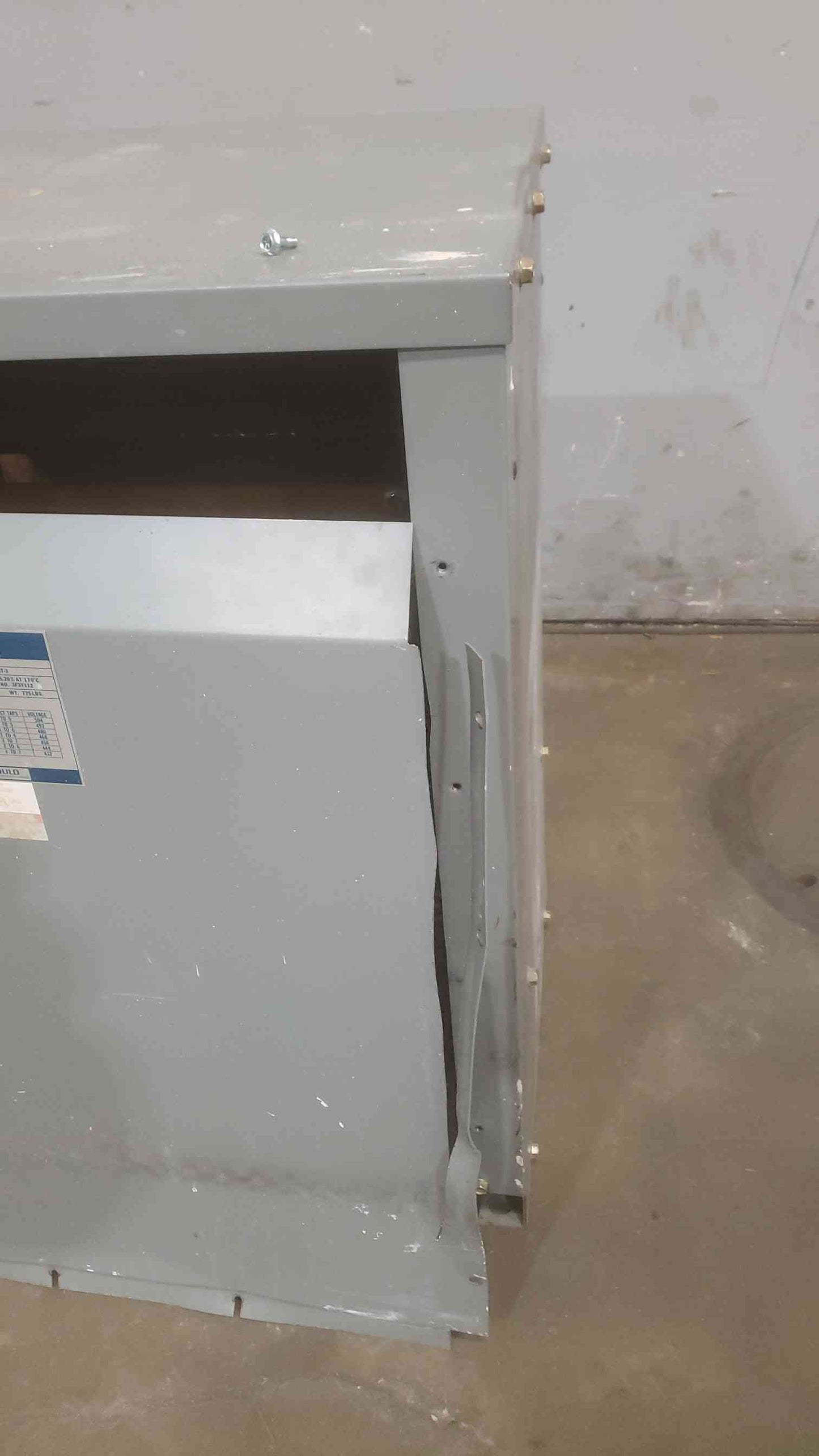 I-T-E 480v x 208Y/120V 3PH 112.5KVA 60Hz Power Transformer Dry Type (SKU: 110964)