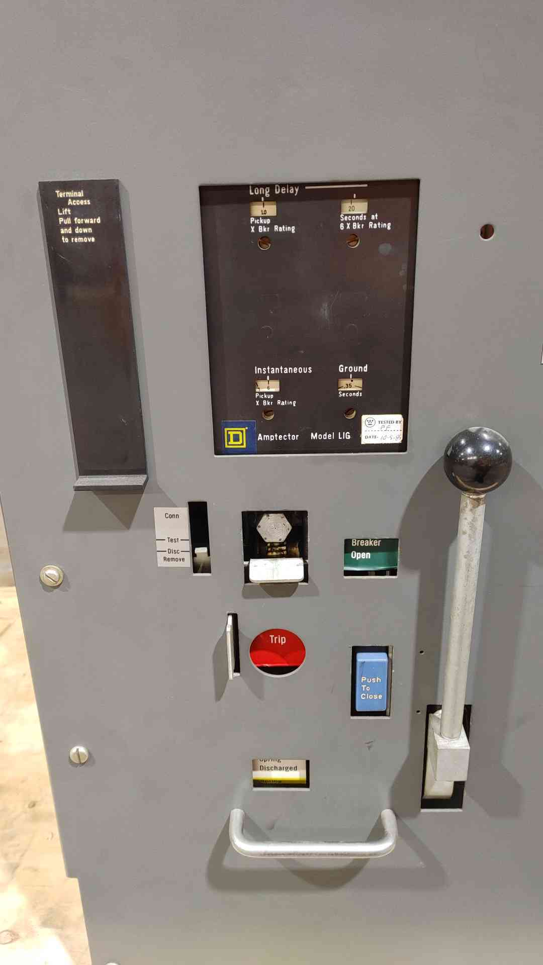 SQUARE D 3200A Frame 60Hz LV Power Circuit Breaker DS-632 (SKU: 111419)