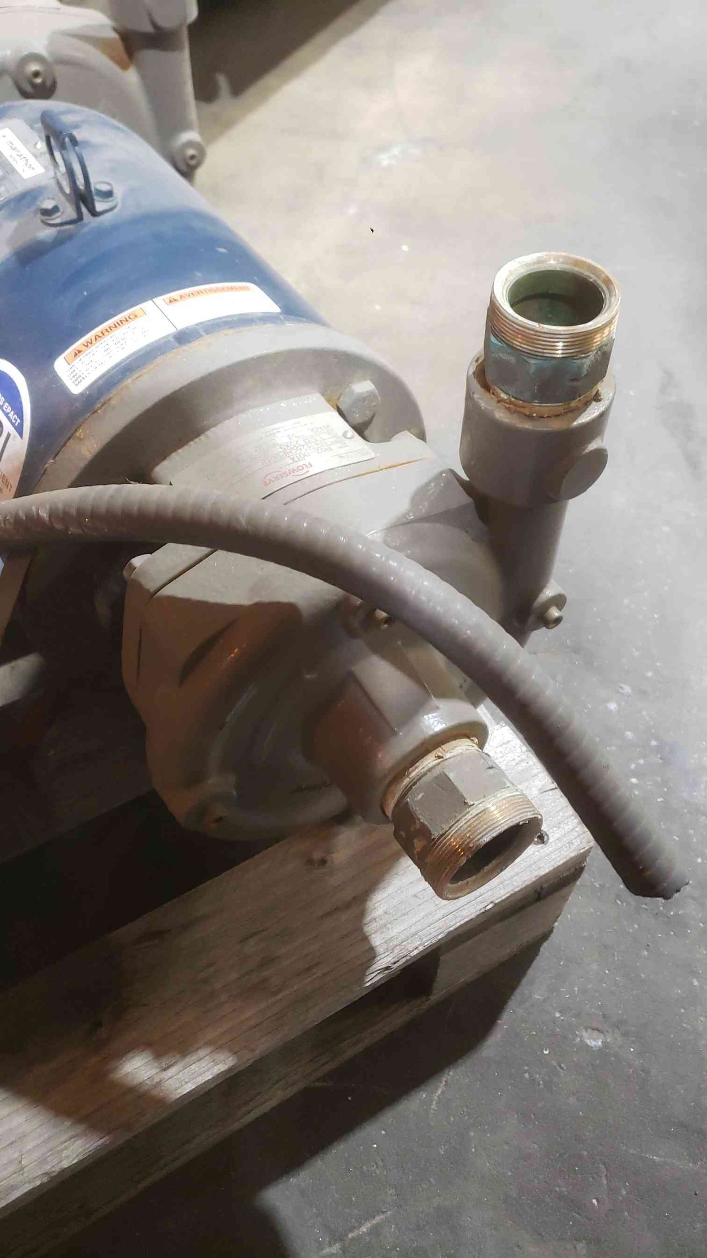 Marathon 5HP 208-230/460 3PH Motor & Pump MVL182TTDW16010AAM (SKU: 111922)