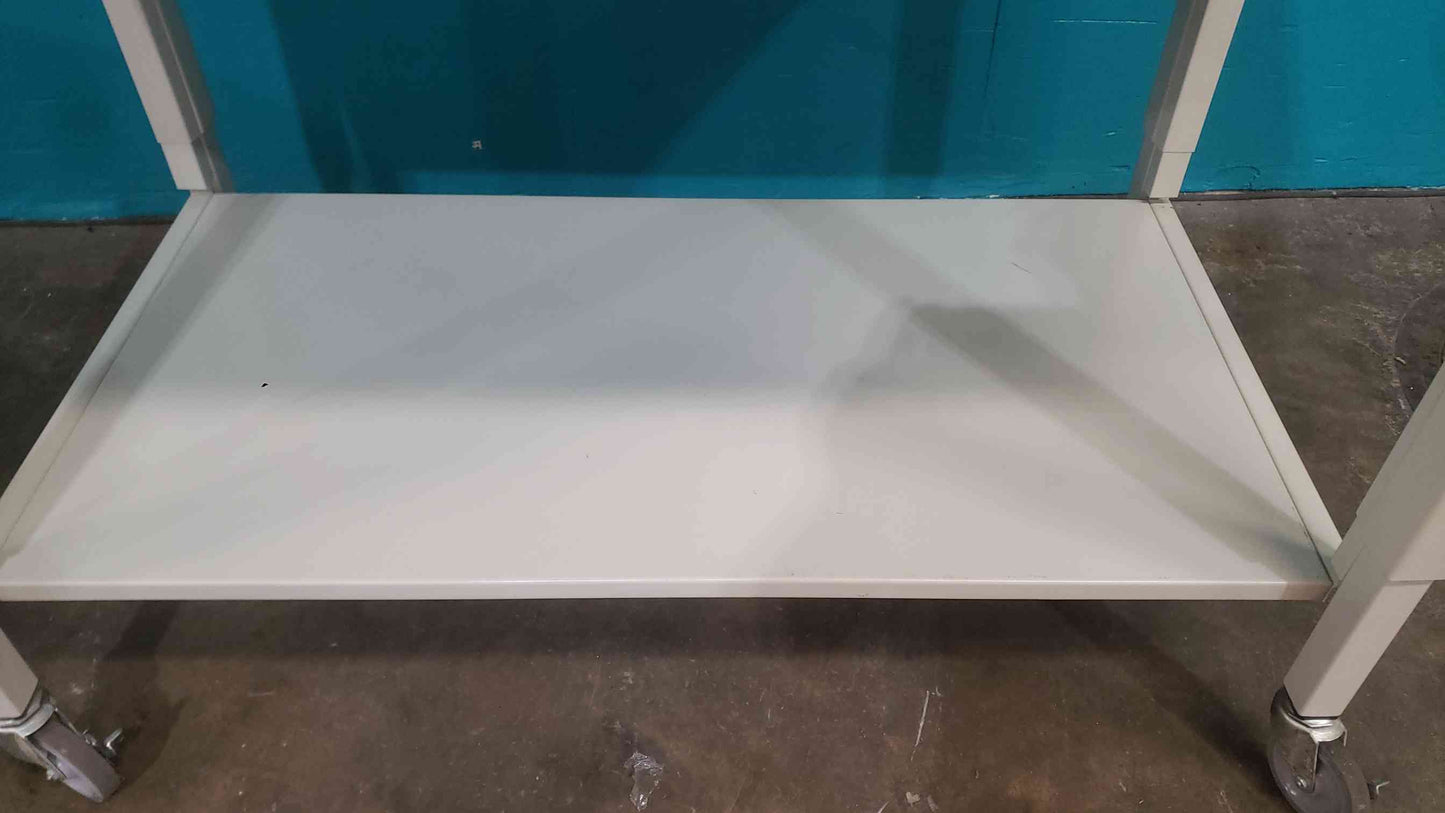 4' Rolling Lab Table Epoxy Chem Resistant Counter Top (SKU: 113597)