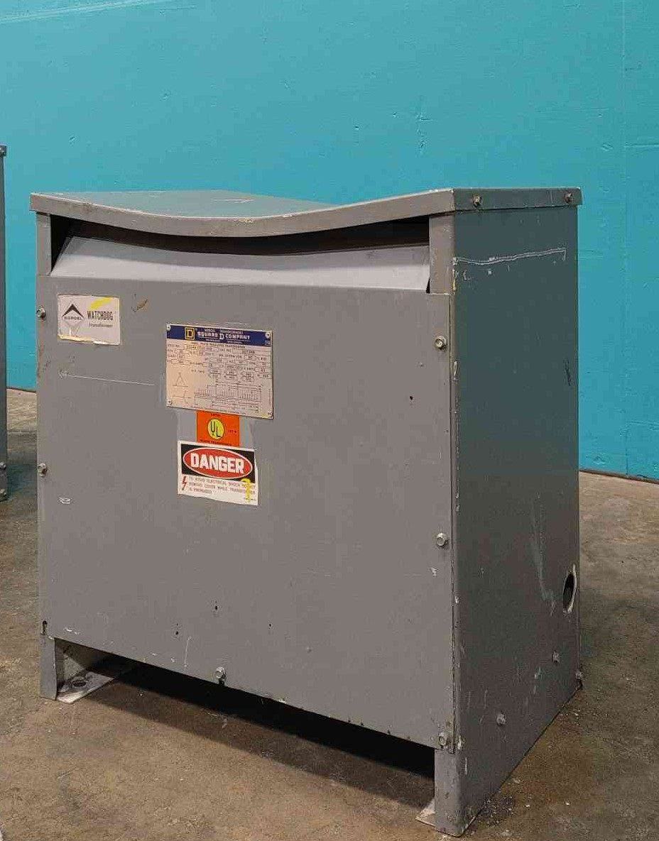 Square D Sorgel 30T3HB 30 kVA Transformer 480V to 208Y/120V 3 Phase Watchdog