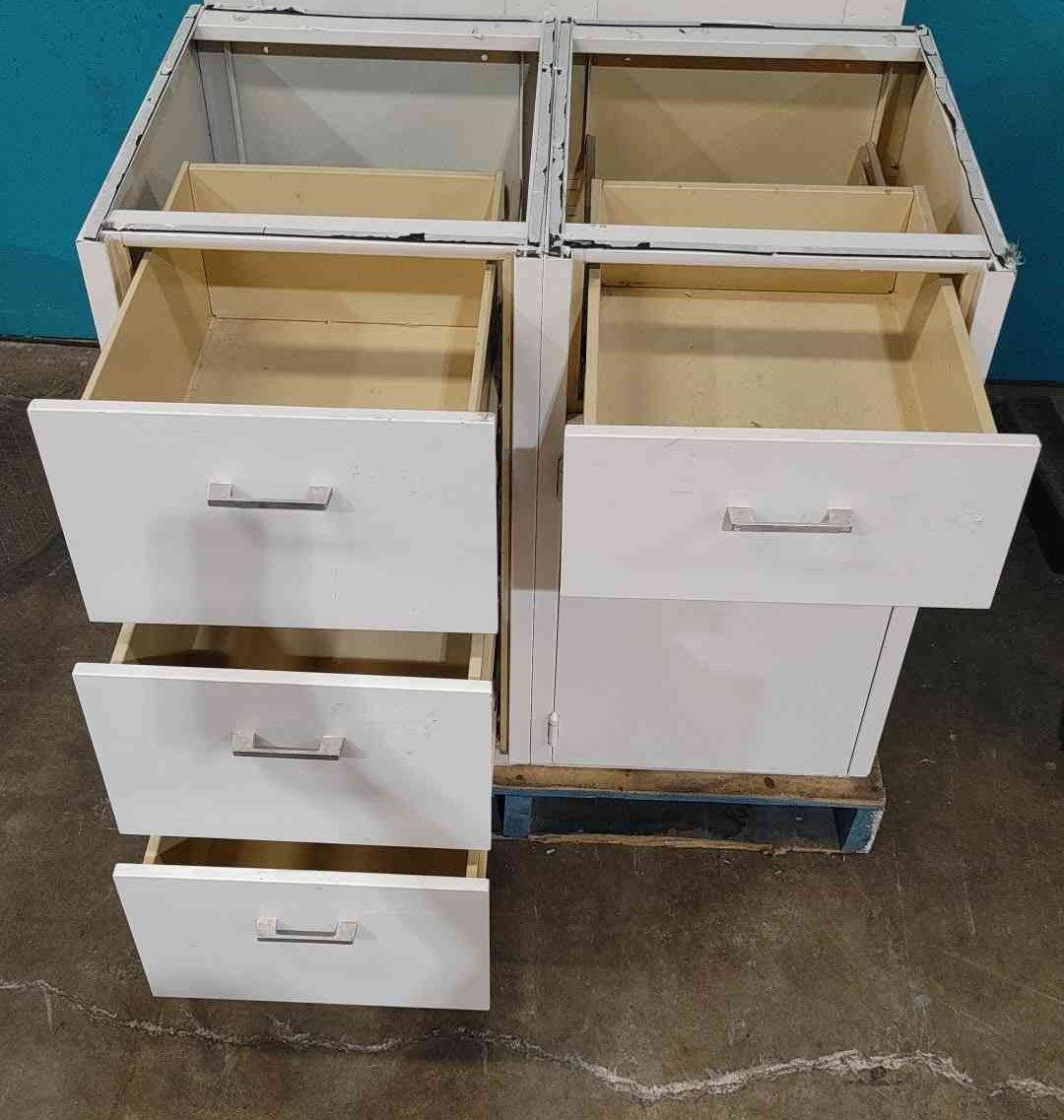 St. Charles 35" White Casework Cabinet (Sku 115113)
