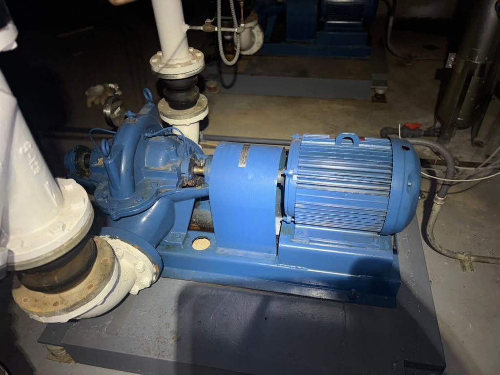 Lincoln Electric 20 HP 3 Phase Motor Split Case Centrifugal Water Pump 256T
