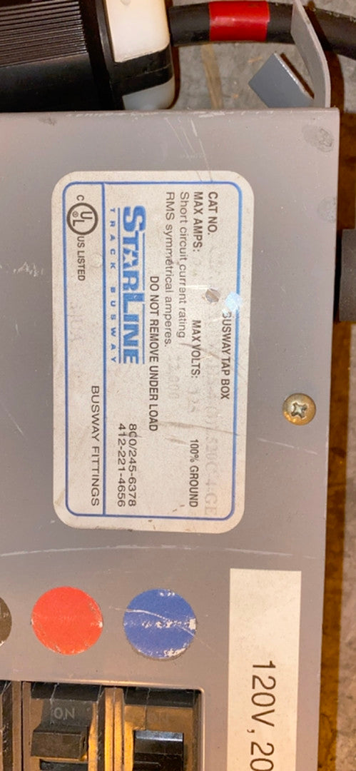 Starline Busway Tap Box 20A 125v (3)L520C4GE20A(S6LLST3017)