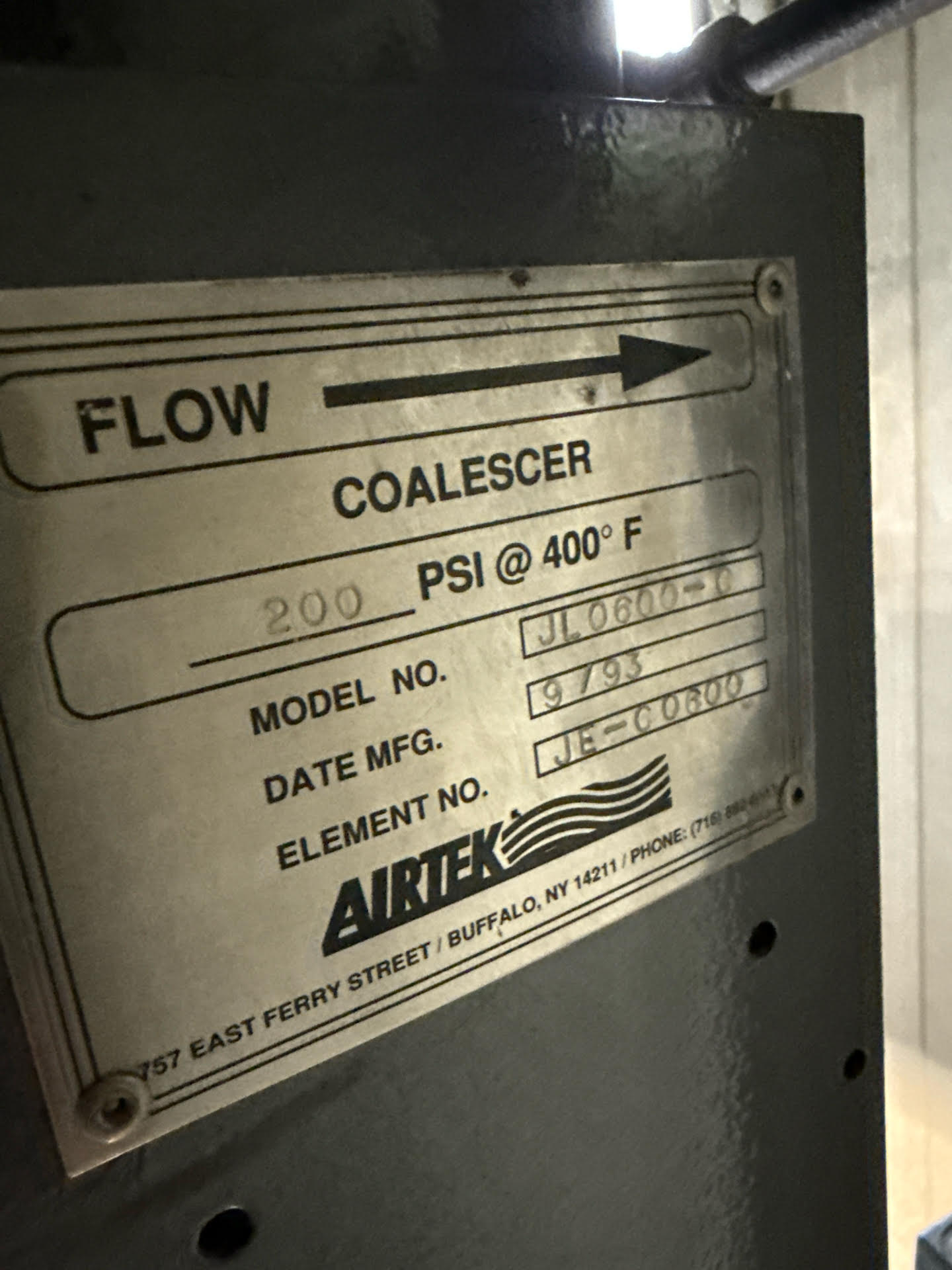AIRTEK-HEBELER AIR DRYER SYSTEM, W/ TANKS for Air Compressor 200 PSI