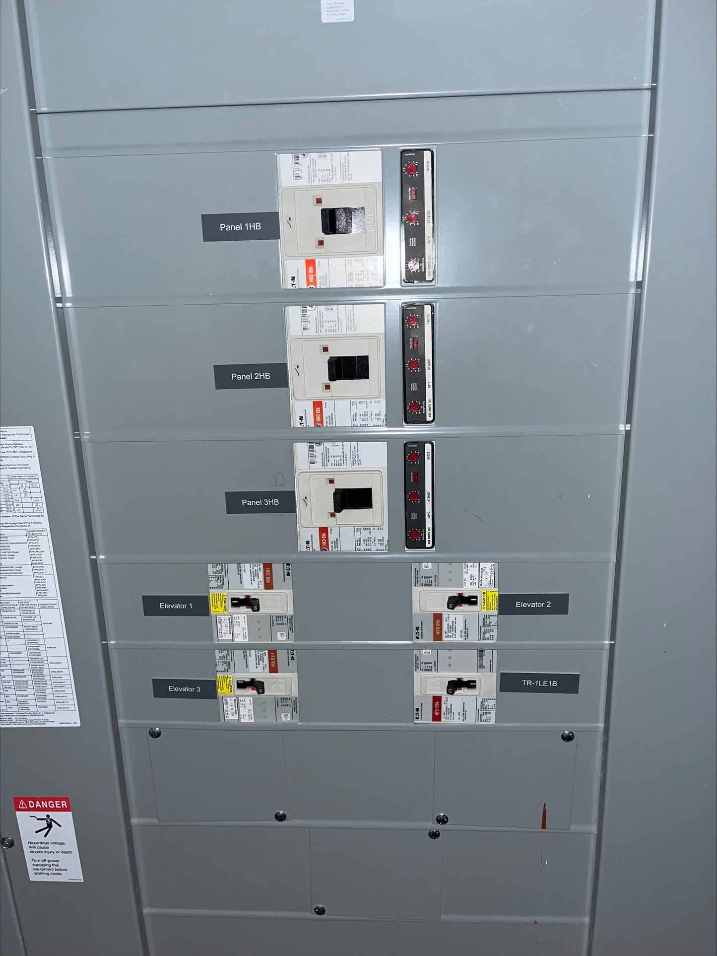 Eaton Pow-R-Line 2000A 480Y/277V 3-Phase 4-Wire Distribution Switchboard Section
