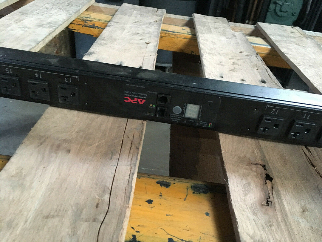 *Pickup Only* APC AP7832 Rack PDU, Metered, Zero U, 30A, 120V, 24 l5-30p Plug (S6LLST0316)