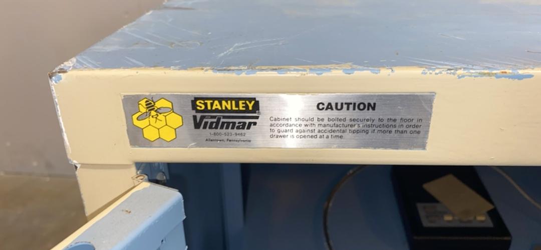 Stanley Vidmar Industrial Storage Cabinet 2 Shelves 30x28x31(S6LLST4998)