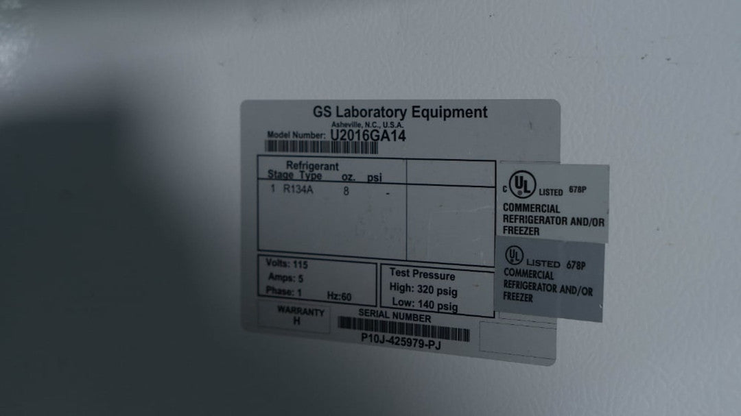 VWR U2016GA14 -20C Freezer. Tested10degrees(S6LLST1354)