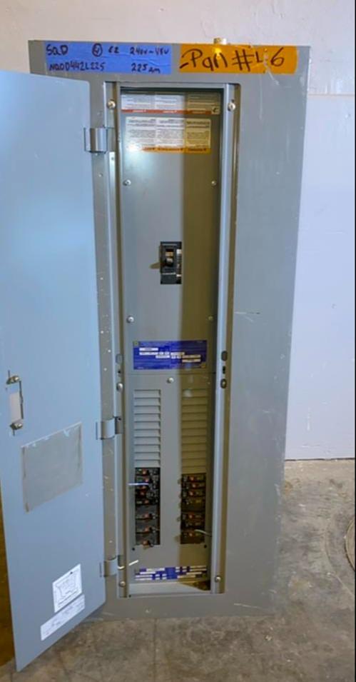 225A Square D NQOD 240v Breaker Panelboard(S6LLST4073)