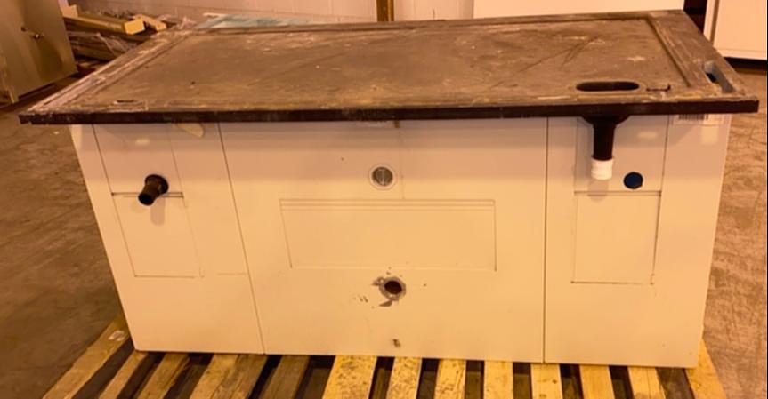 72" Flammable Base Cabinet for Fume Hood(S6LLST2851)