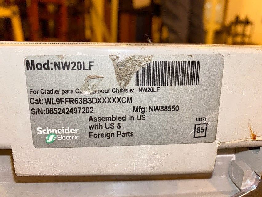 Square D 2000A Masterpact NW20LF(S6LLST1580)