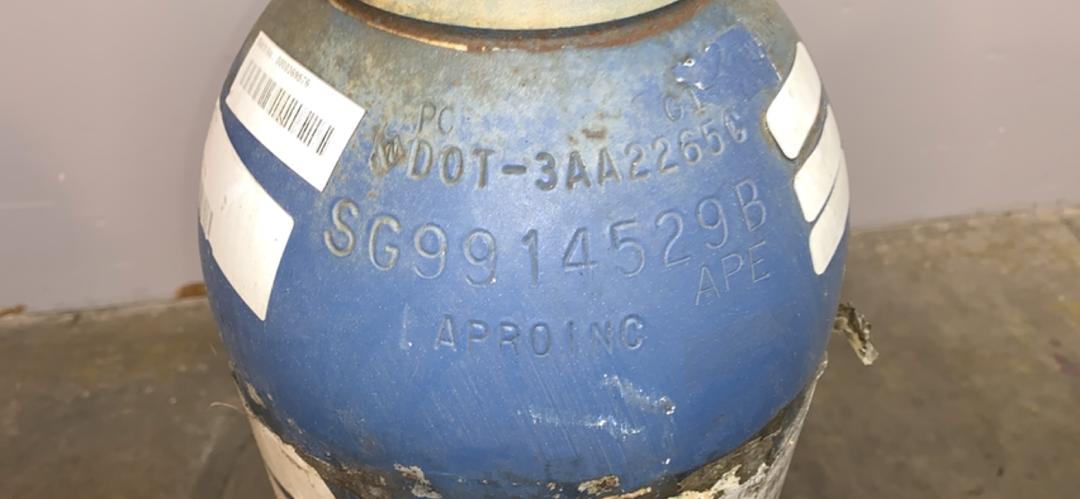 9"x57" Tall Ammonia Storage Tank Cylinder(S6LLST8757)