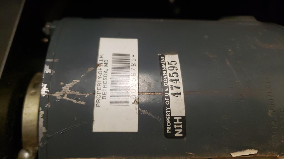 Precision Laboratory Vacuum Pump w/GE 5KC38RN4X 3/4HP Motor(S6LLST5384)
