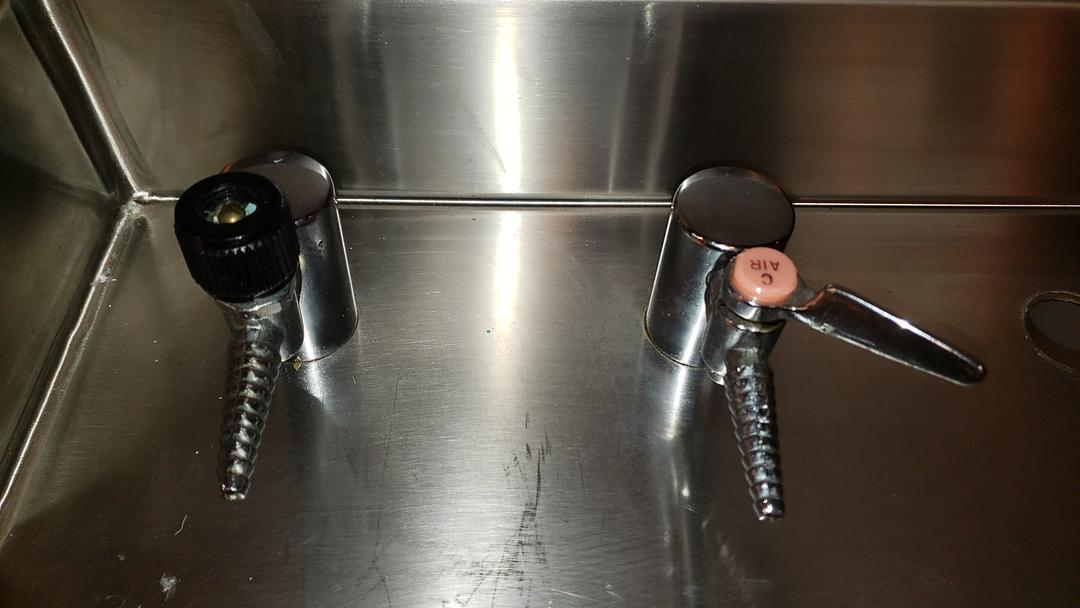 6' Stainless Steel Top w/ fixtures & backsplash(S6LLST10119)