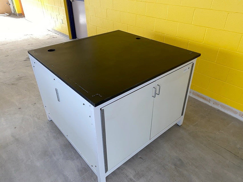 48x48x37 Wide Lab Storage Table w Epoxy Top Casework(S6LLST1724)