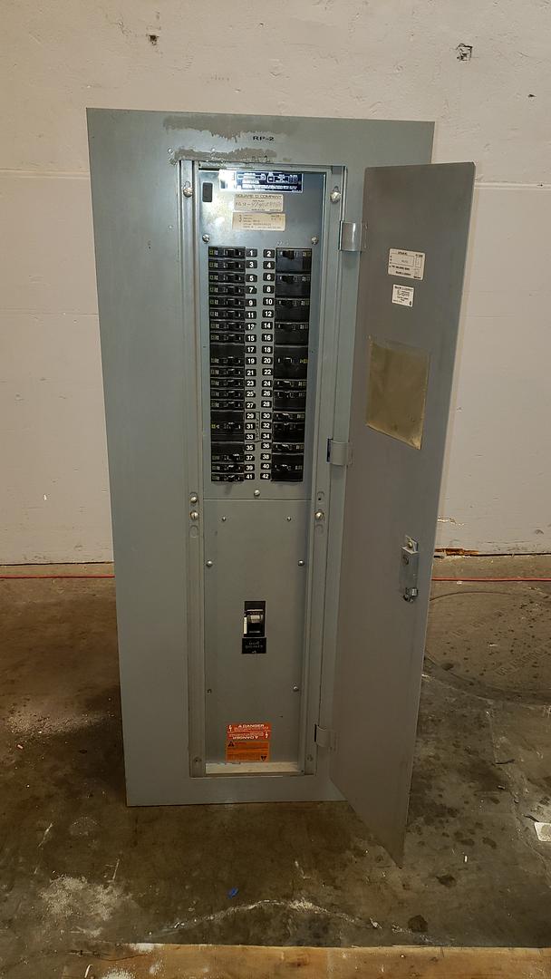225A 240V NQOD Square D Panelboard 3PH Loaded(S6LLST11870)