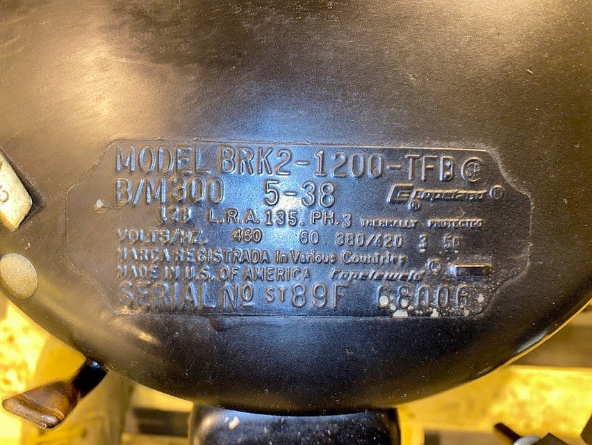 Copeland Scroll Compressor BRK21200TFB(S6LLST1187)