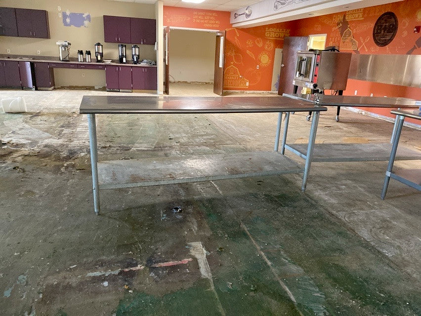 Eagle Stainless Steel Prep Table 84"x30�x36"(S6LLST1787)