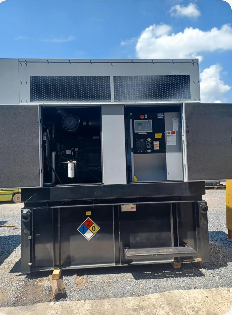 180KW MTU 6R0120 Mercedes Diesel Generator 1&3PH 251Hrs TESTED