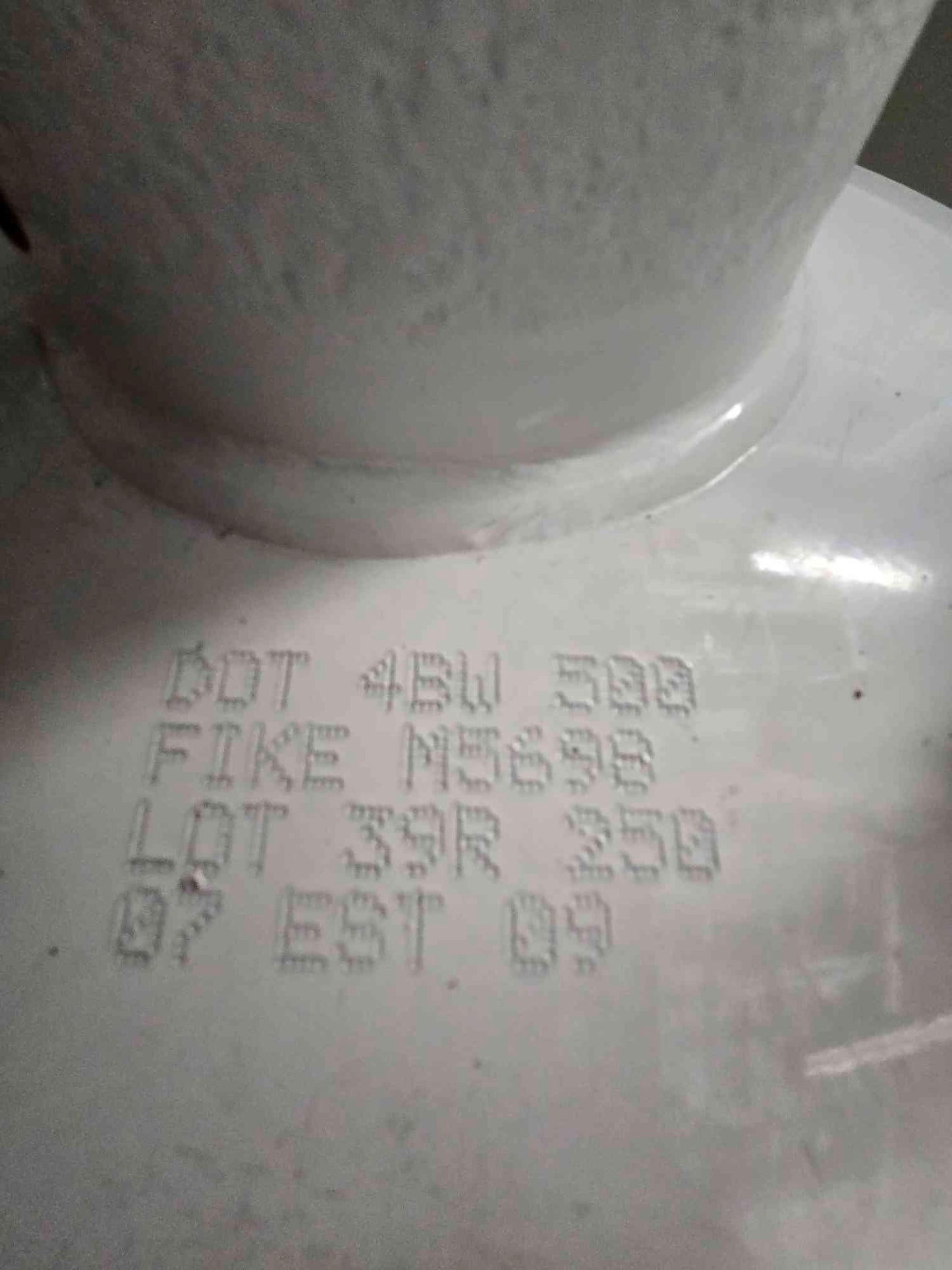 Fike 379 Lbs Ecaro 25 HFC-125 M5698 Fire Suppression Tank Cylinder