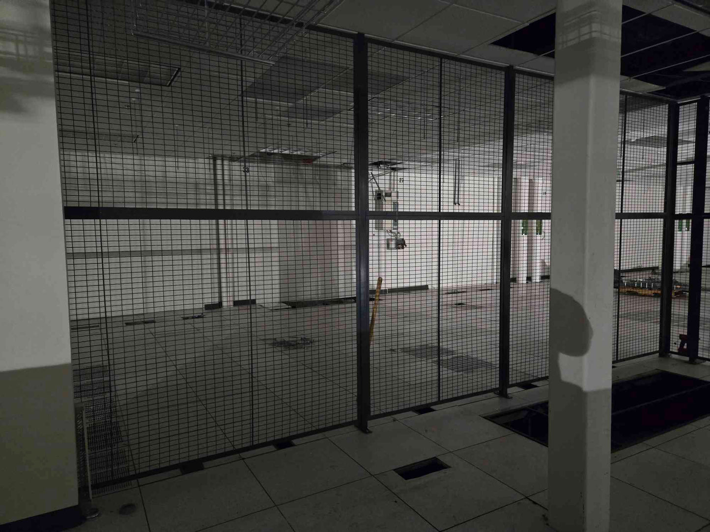 138 Ft Total Length X 9'2" H Wire Crafters Steel Security Cage w/4 Doors