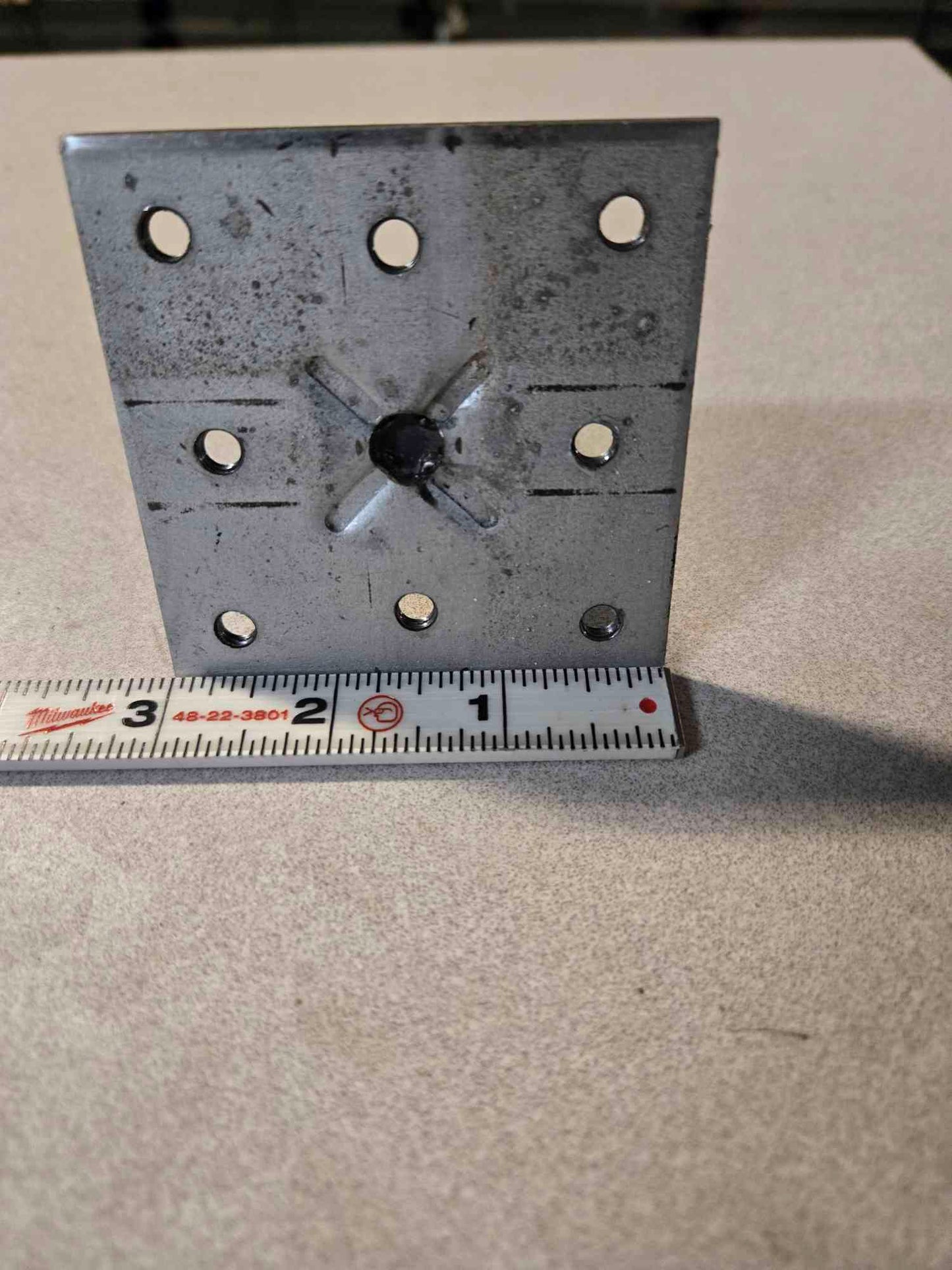 3" X 3" Raised Flooring Pedestal Head Tate Raised Access Floor