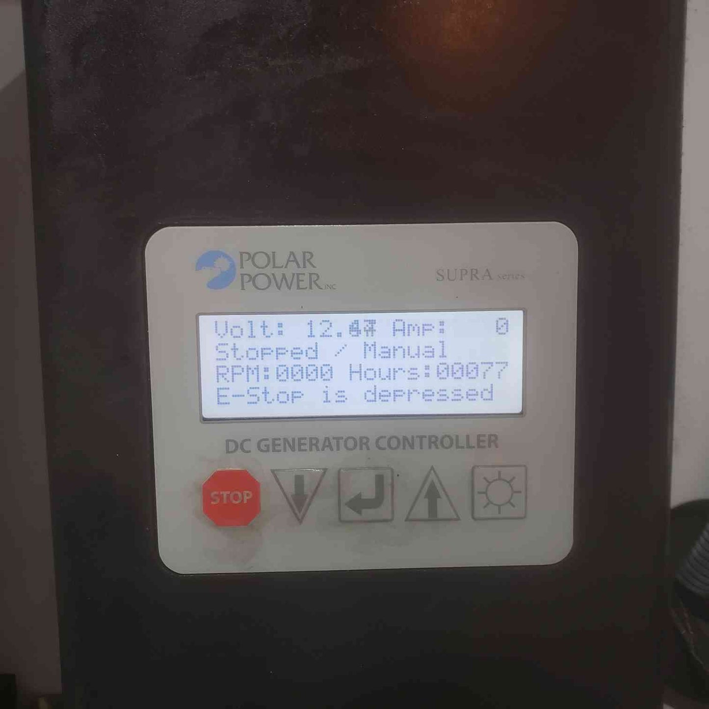 15KW POLAR POWER 40/60V 270A DC Diesel Generator 8220-603-D-15-02 77Hrs. (SKU: 110789)
