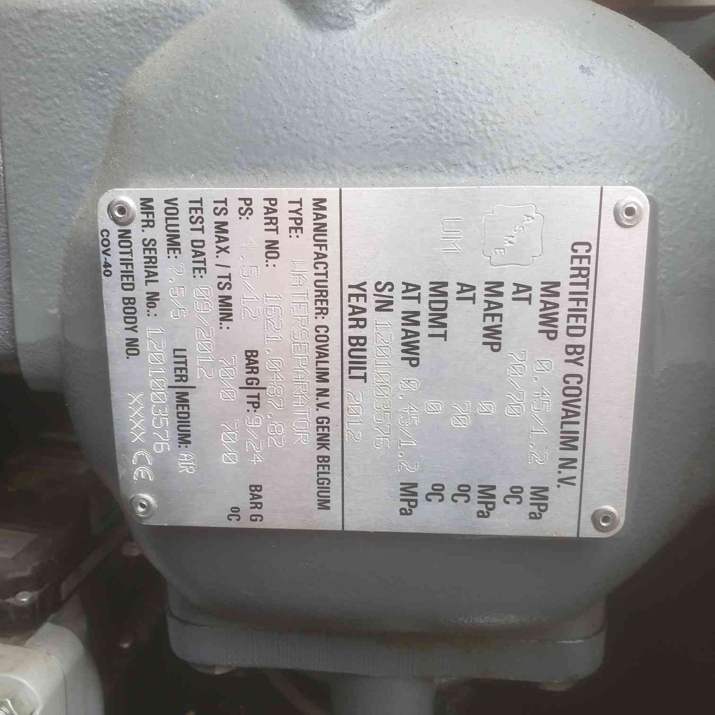 Atlas Copco ZR90 VSD Oil-Free Rotary Screw Air Compressor 2012