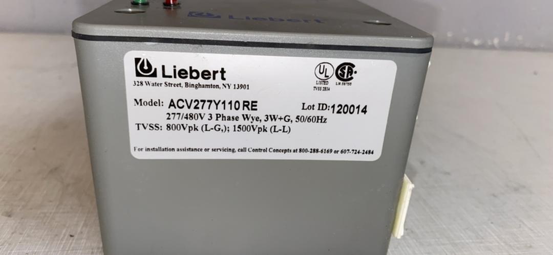 Liebert AccuVar Surge Suppression ACV277Y110RE 277/480(S6LLST5585)