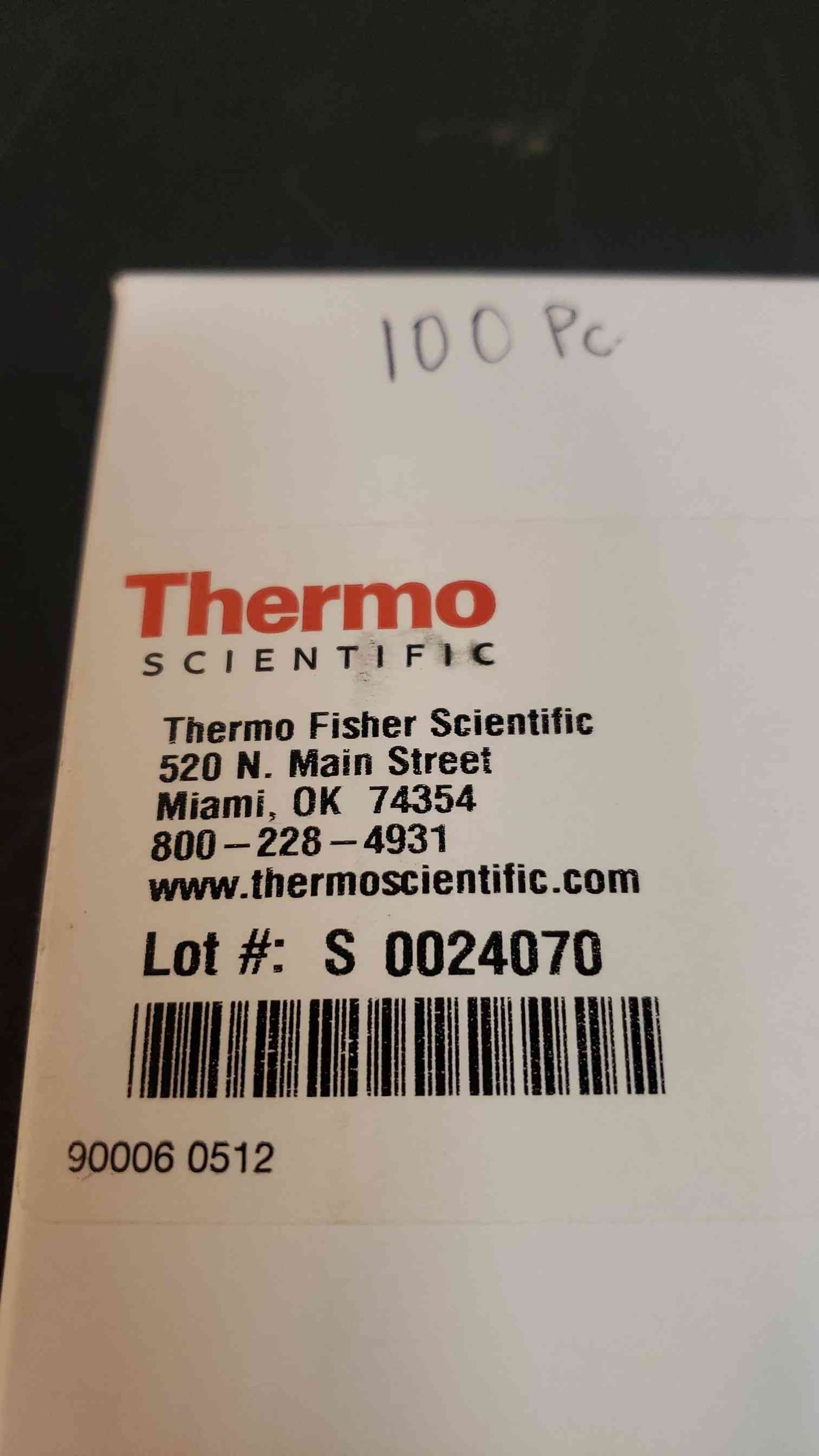 Lot of 100 Thermo Scientific EP 2 mL Amber Vial (SKU: 4401AA)