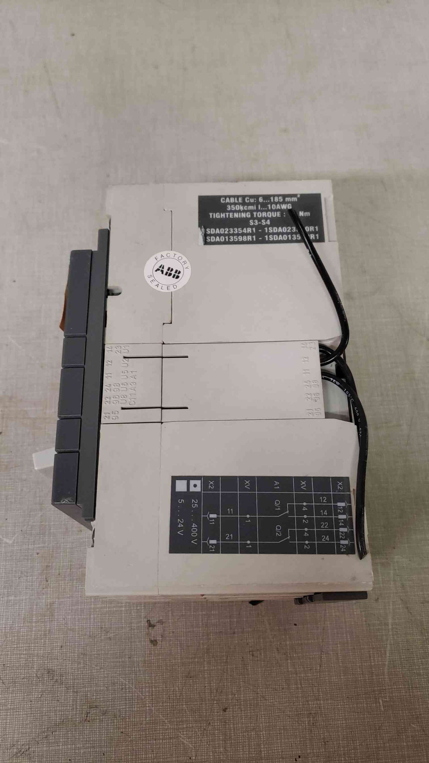 ABB SACE S3 225A 3 Pole Breaker OM-1374(104774)