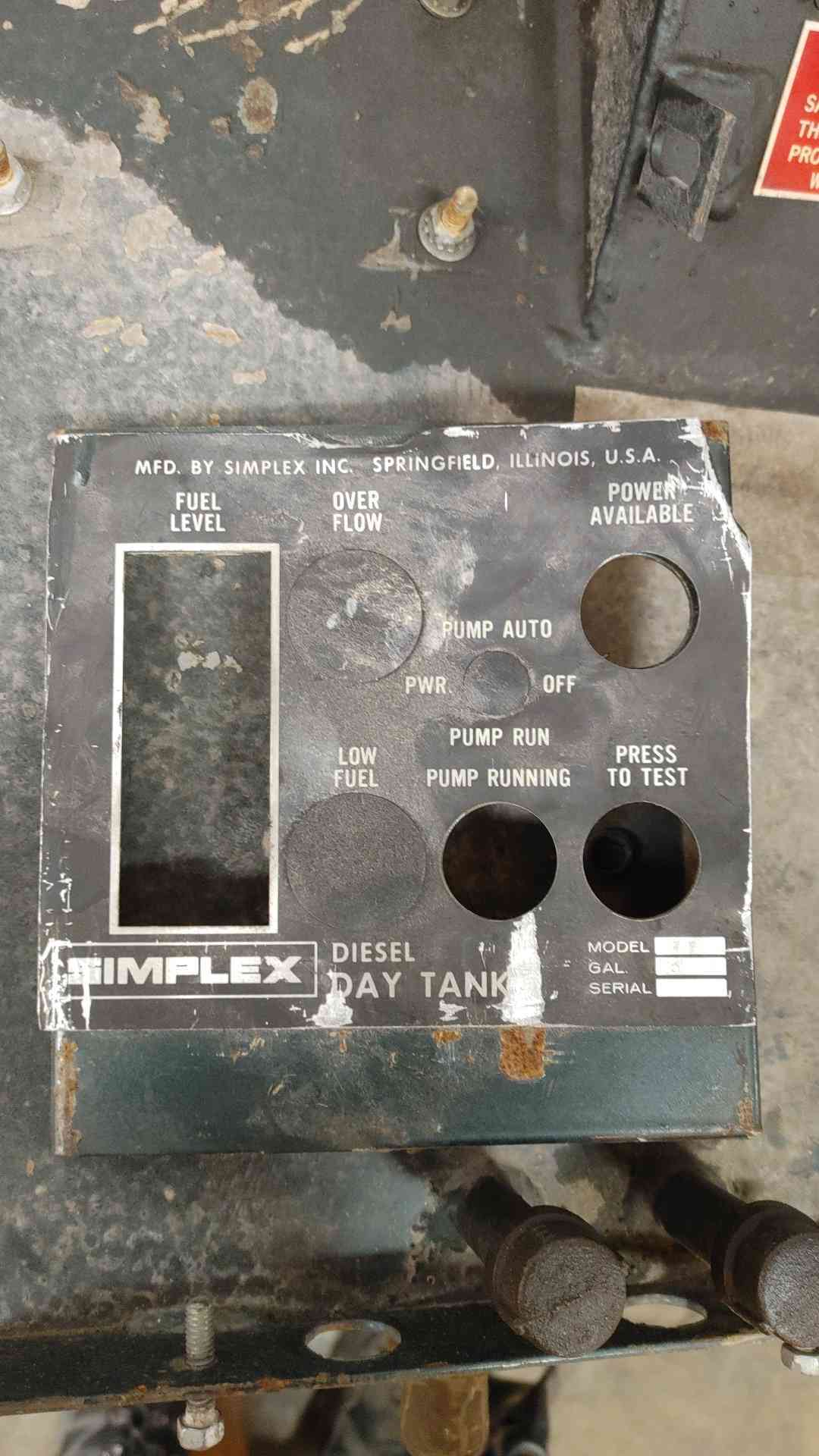 Simplex Diesel Day Tank 25 Gal SFT(104860)