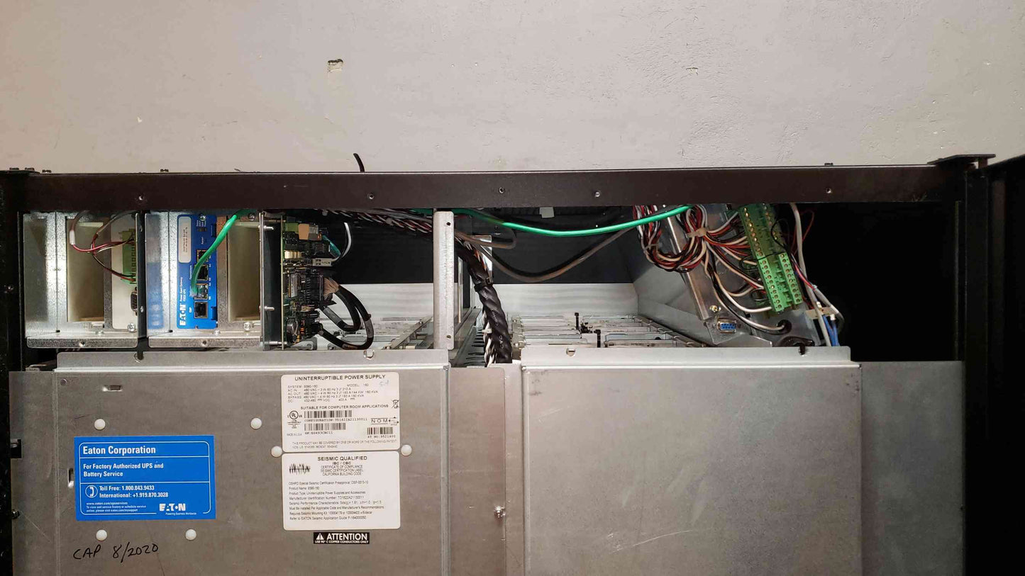 160KVA EATON 9390 UPS Cabinet 160 '20 Cap Upgrade (SKU: 106597)(106597)160KVA