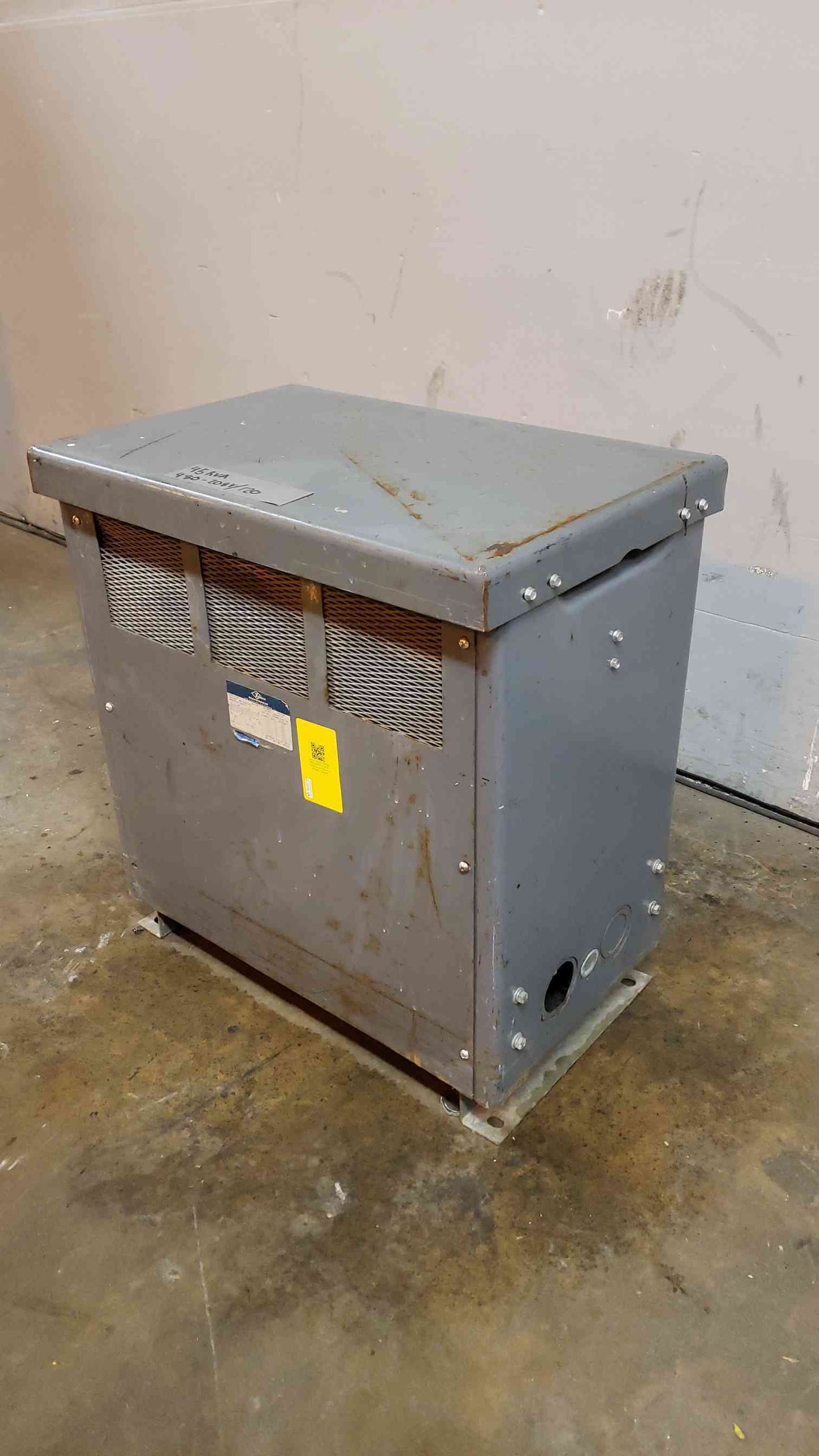 Zinsco 45KVA 480-208Y/120 3PH Dry Transformer 452-415-7H (SKU: 106907)