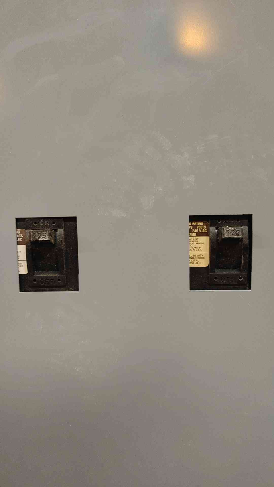 Square D NQOD Breaker Panelboard 400A 3PH Main & Dual Subfeed + 30U Distribution