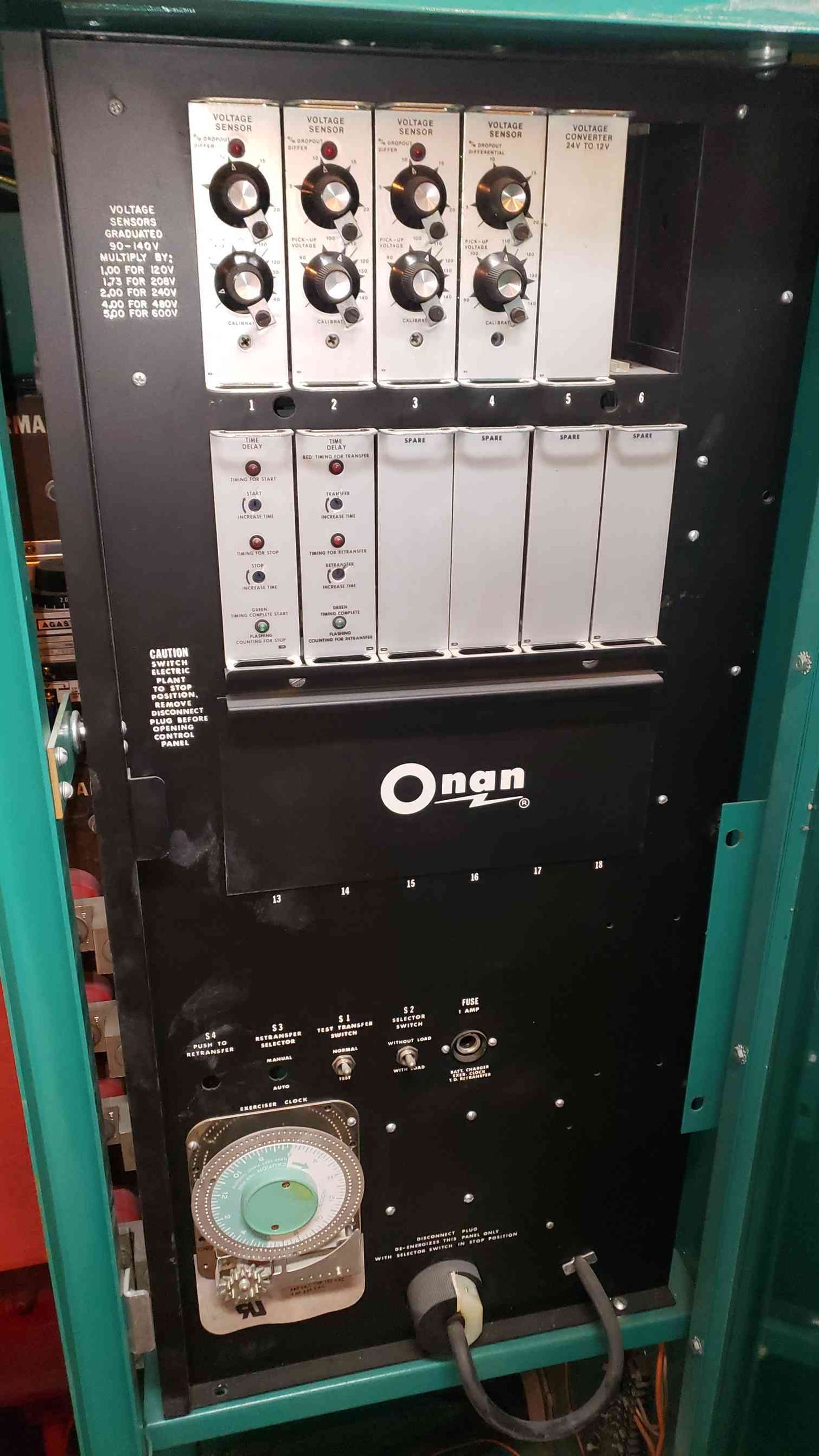 Onan ATS 400A OT 3PH 480V Automatic Transfer Switch