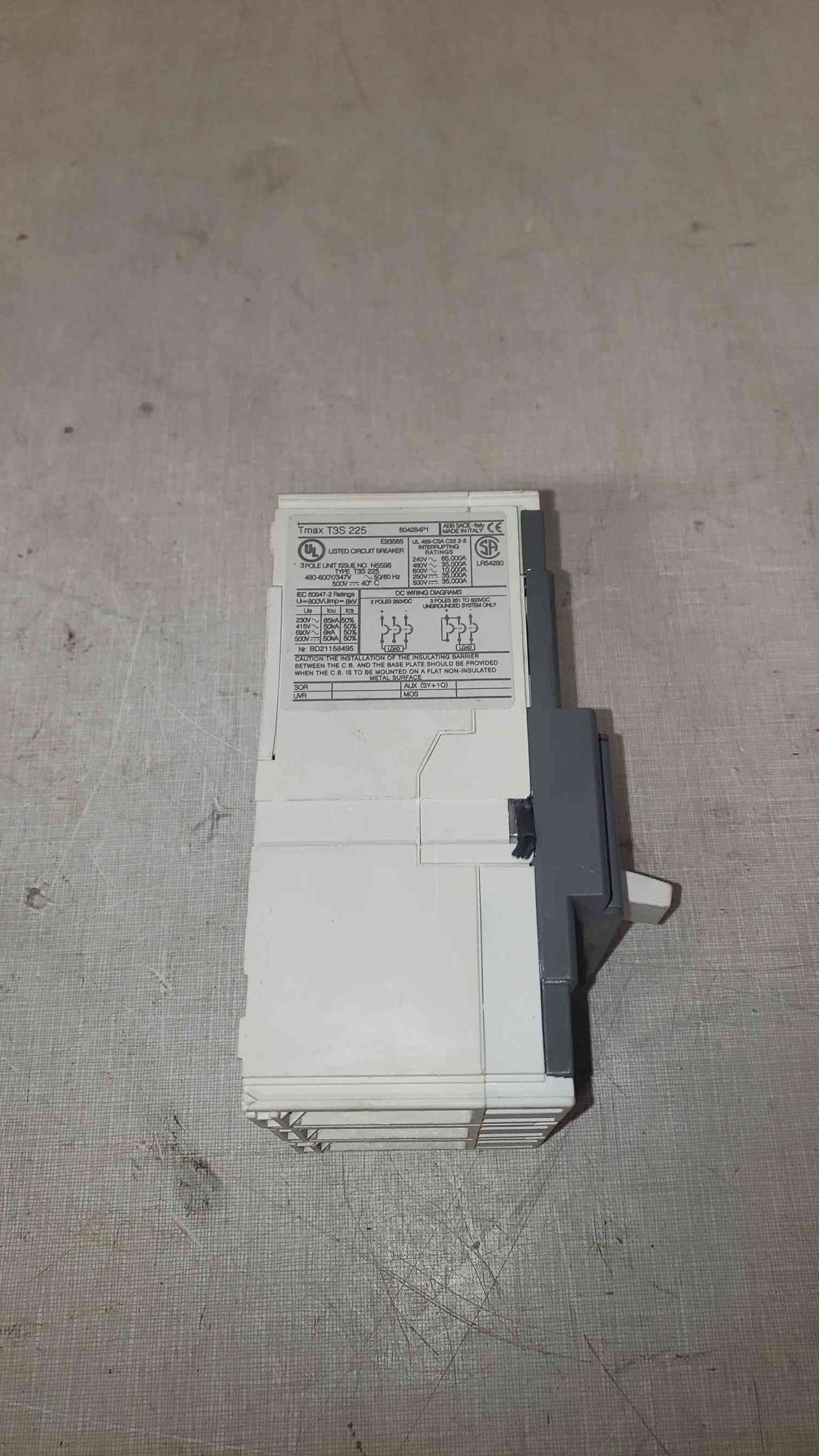 Abb 200A SACE Tmax Circuit Breaker (SKU: 107254)