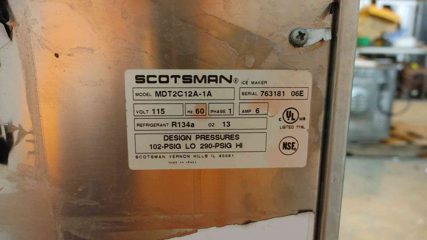 Scotsman Ice Maker R134A 1PH 6A 115V MDT2C12A-1A