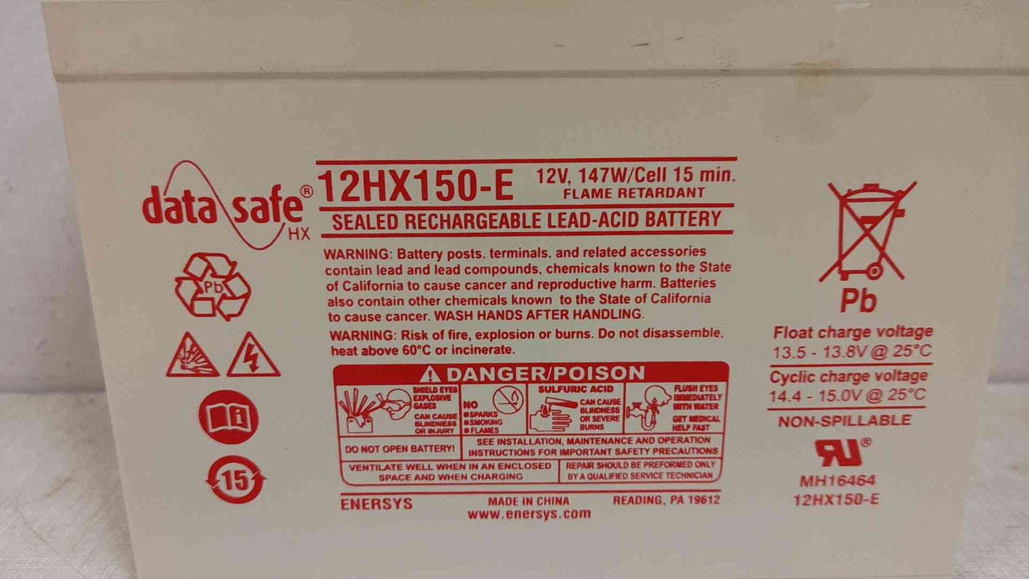 38A DataSafe Lead Acid Battery 12V 147W/Cell 12HX150-E 2019