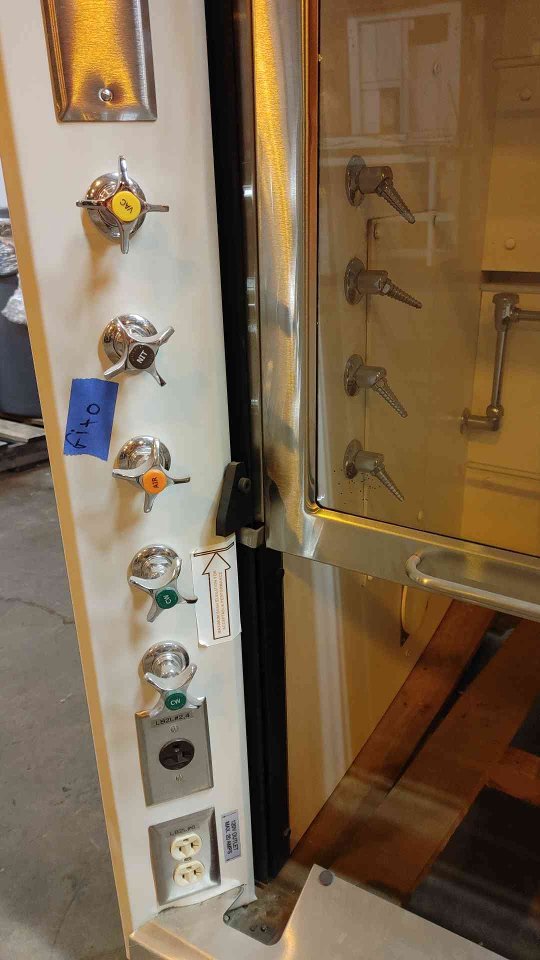 8' Jamestown Fume Hood F-183-96-2D30 Ducted Hood Vertical Sash JMP