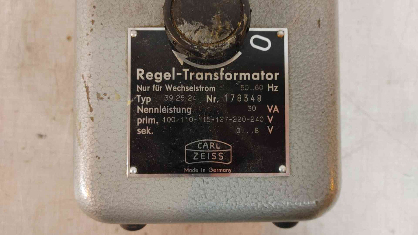 *Pickup Only* Carl Zeiss Regel-Transformator 30VA100-240V 392524 (108041)